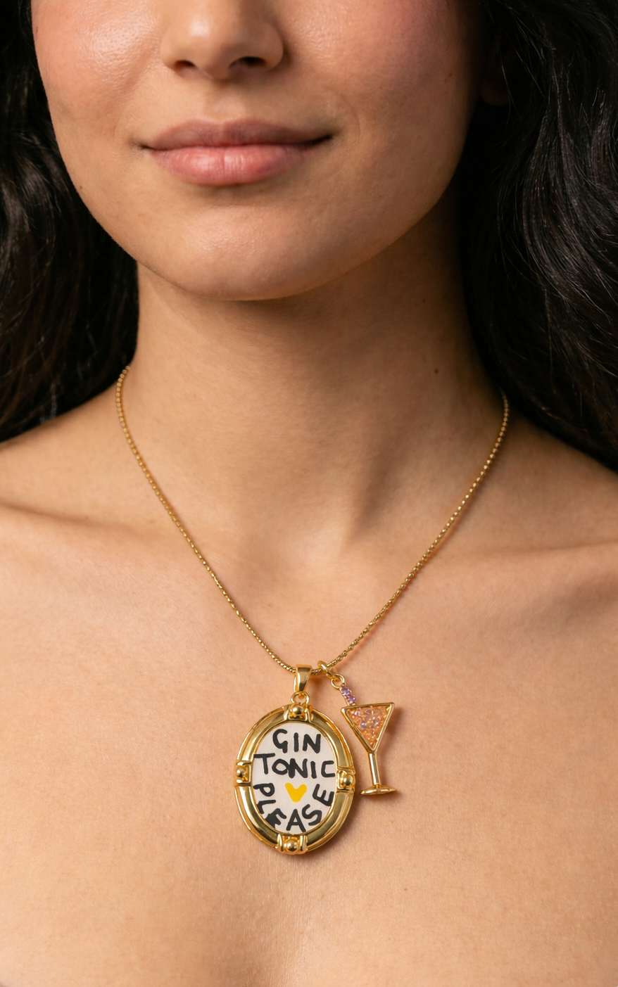 Medaglia "Gin Tonic Please"
