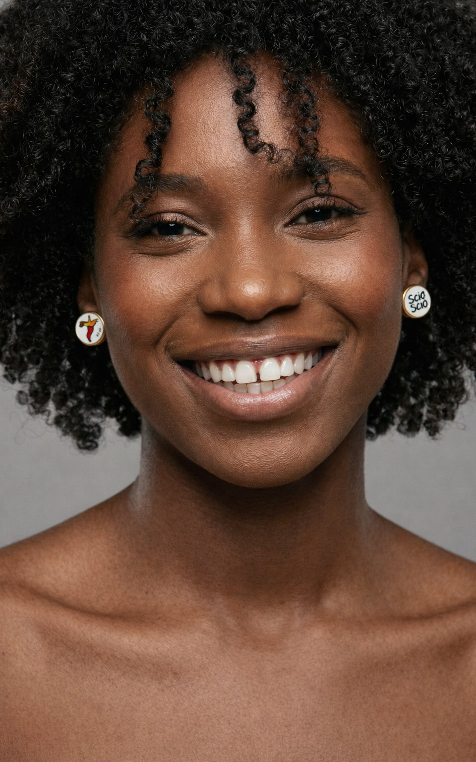 Orecchini Bottone "Sciò Sciò"